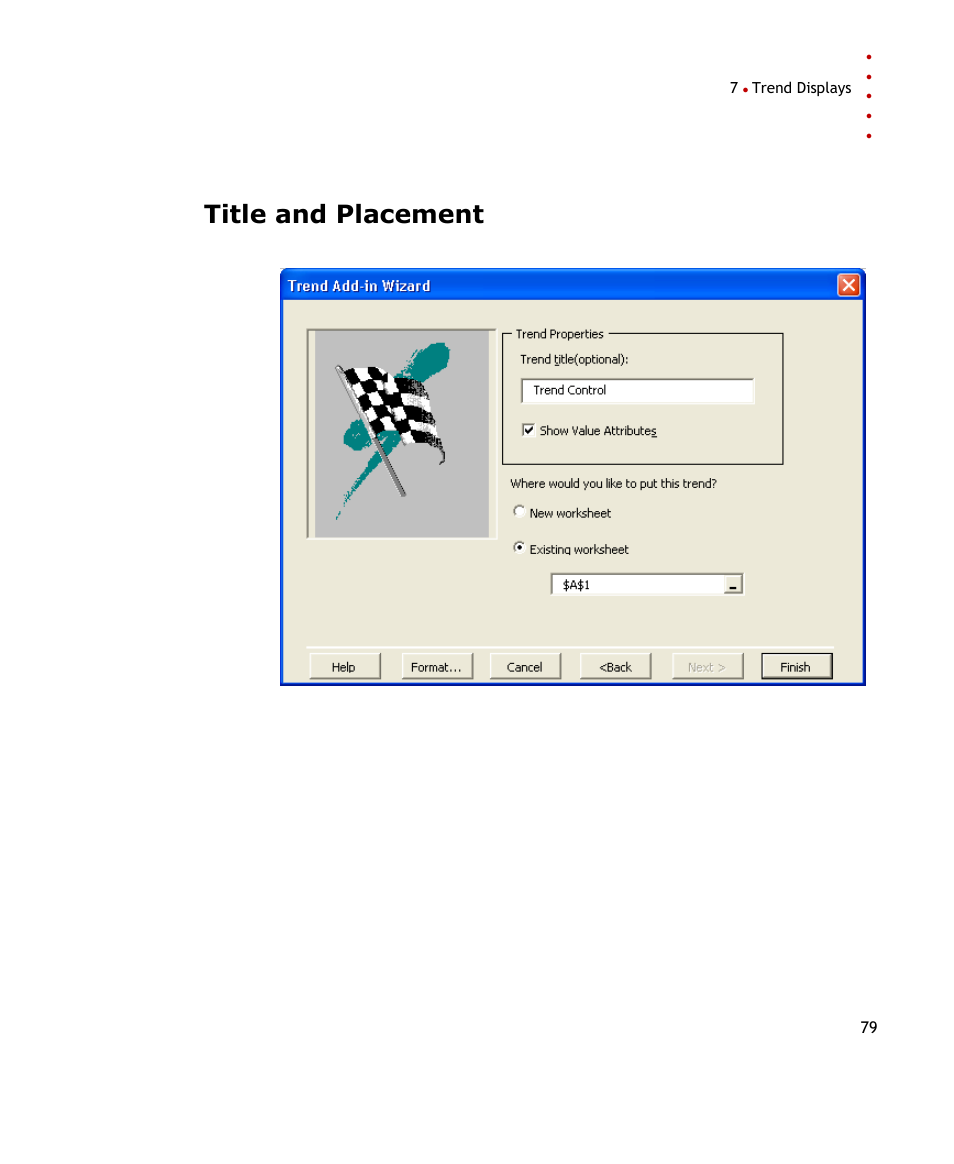 Title and placement | Rockwell Automation FactoryTalk Historian SE DataLink 4.2 User Guide User Manual | Page 87 / 164