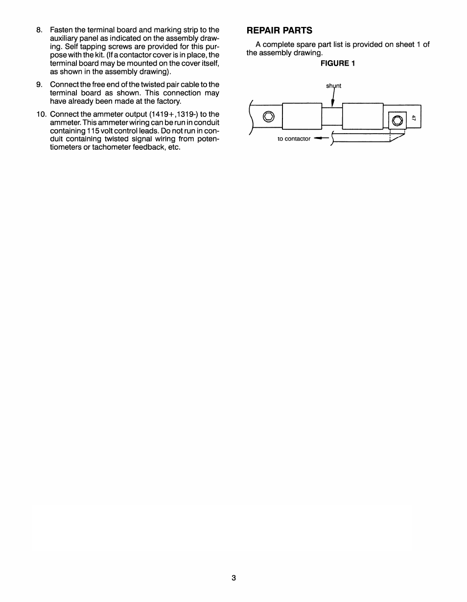 Rockwell Automation MaxPak Plus NRG 50-100mV Arm Shunt Kit User Manual | Page 3 / 4