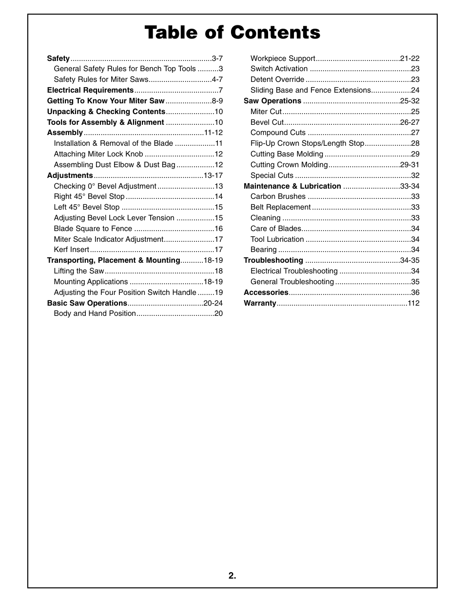 Bosch 4212L User Manual | Page 2 / 112