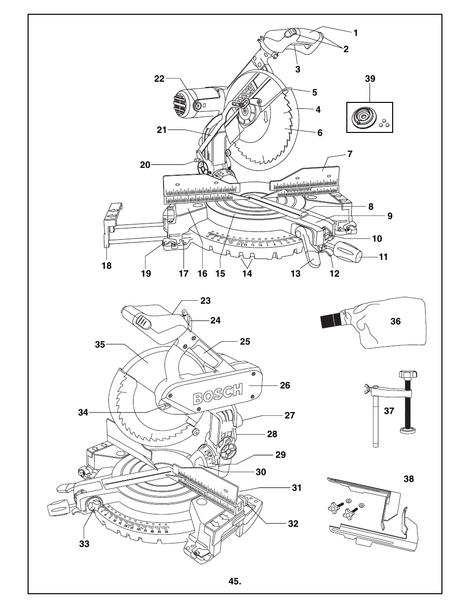 Bosch 4212L User Manual | Page 45 / 112