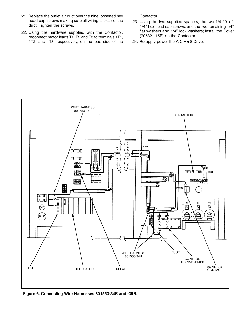 Rockwell Automation 36С47 DC Drive Output Contactor Kit 300-500HP User Manual | Page 5 / 8