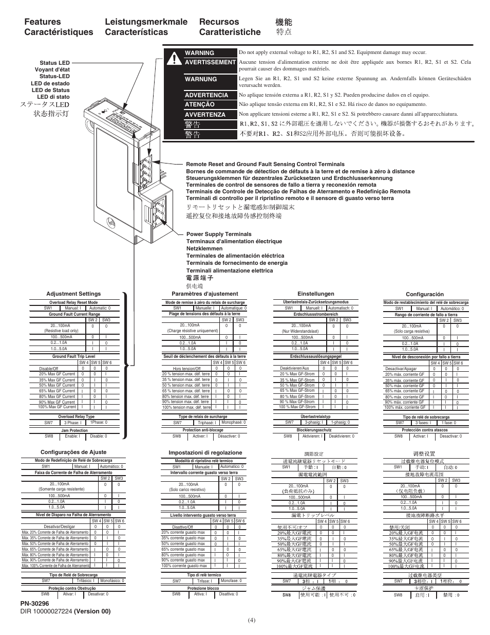 Rockwell Automation CEP7-EGJ CEP7 Ground Fault/Jam Accessory Module User Manual | Page 4 / 8