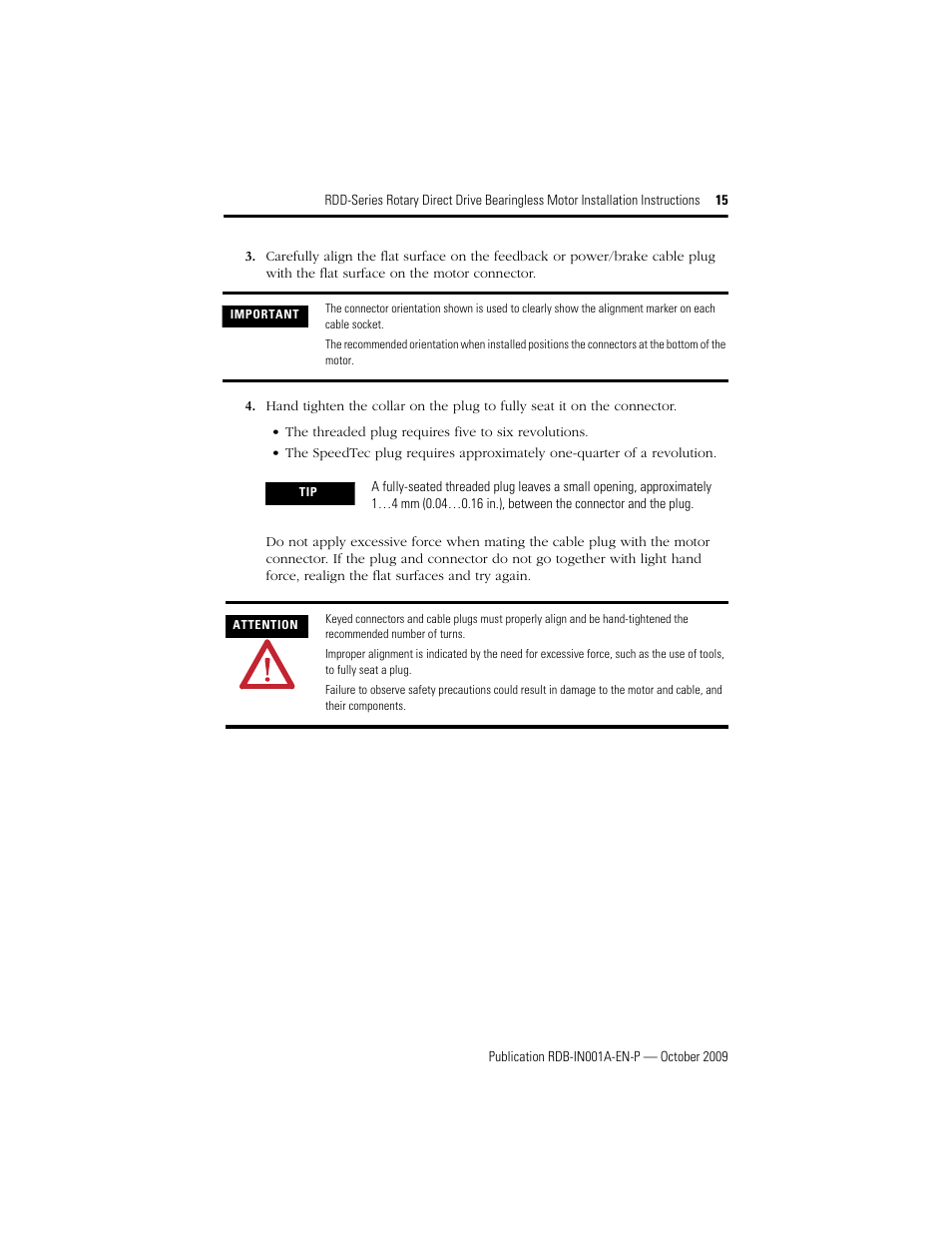 Rockwell Automation RDD-B2153 Rotary Direct Drive Bearingless Motors User Manual | Page 15 / 24