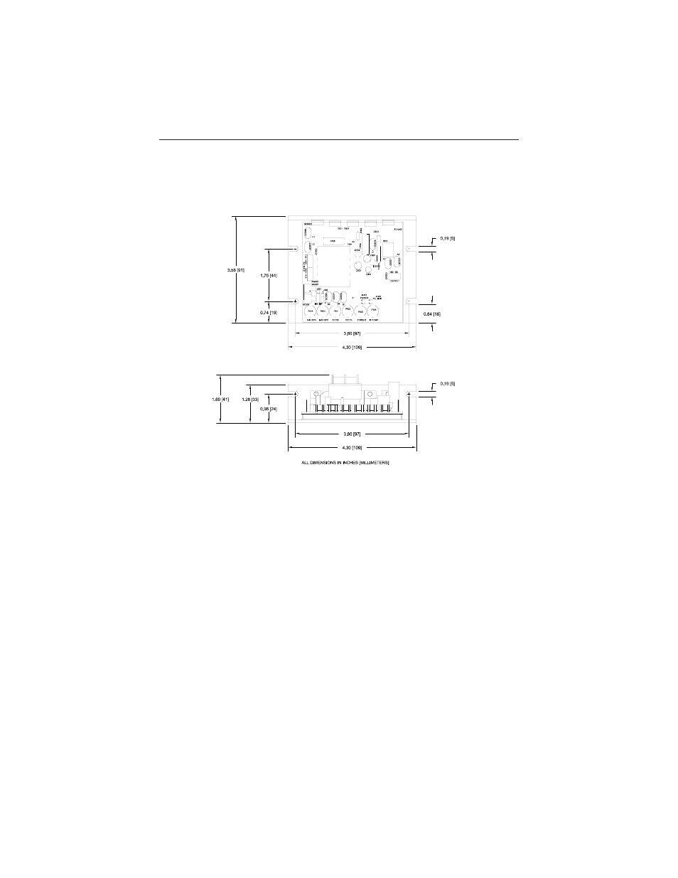 Dimensions | Rockwell Automation DC3N DC Drive User Guide, 1/4-2HP-115/230 VAC User Manual | Page 11 / 52