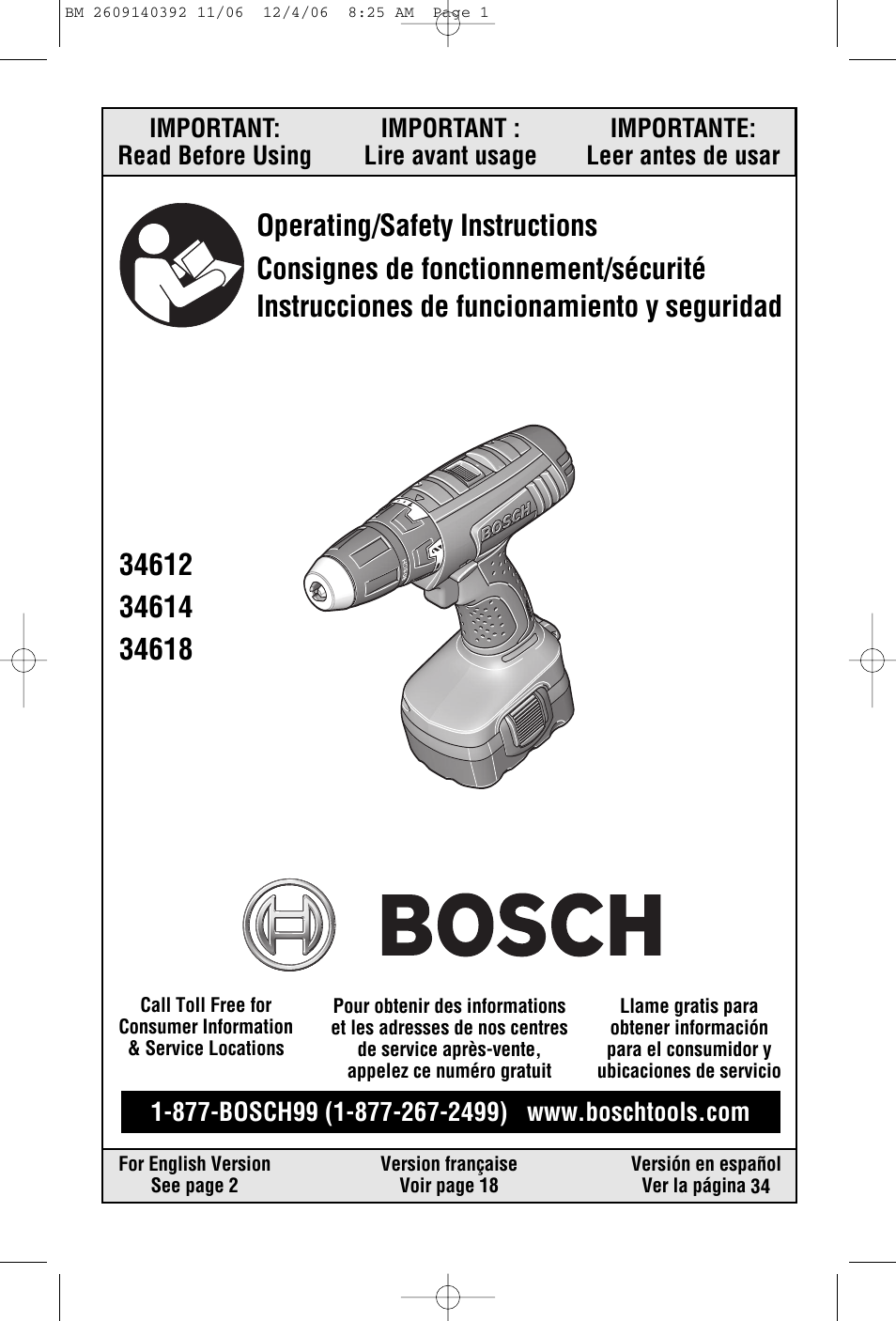 Bosch 34612 User Manual | 52 pages