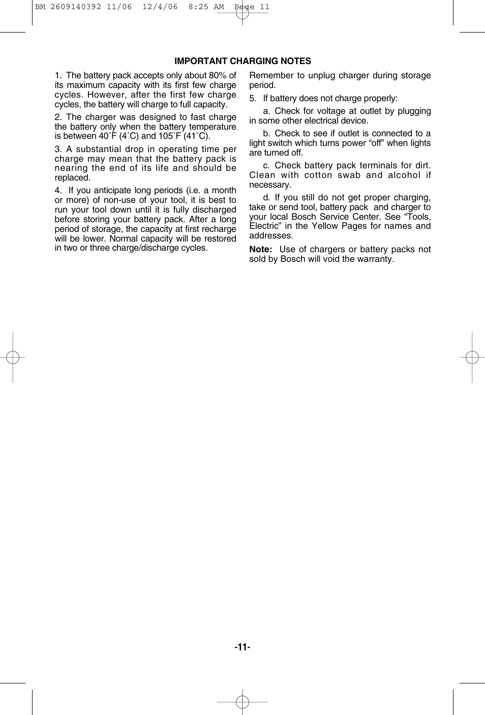 Bosch 34612 User Manual | Page 11 / 52