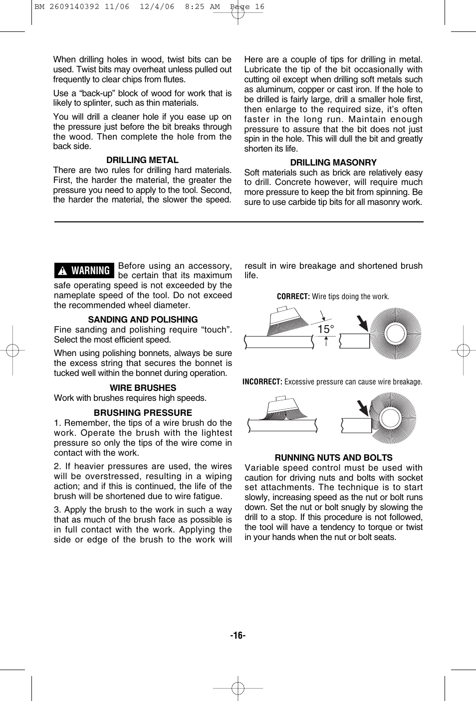 Bosch 34612 User Manual | Page 16 / 52