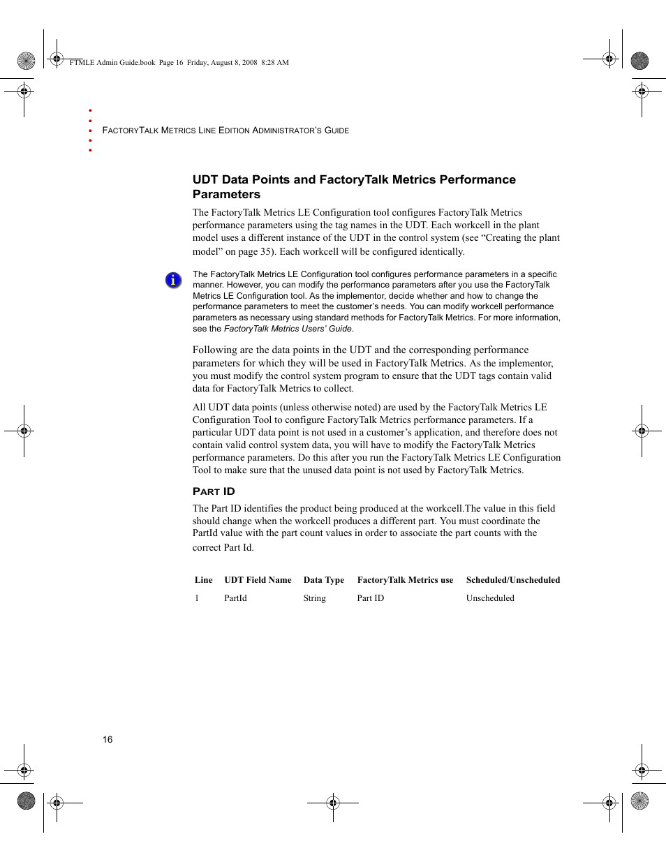 Rockwell Automation FactoryTalk Metrics Line Edition Administrators Guide User Manual | Page 20 / 68