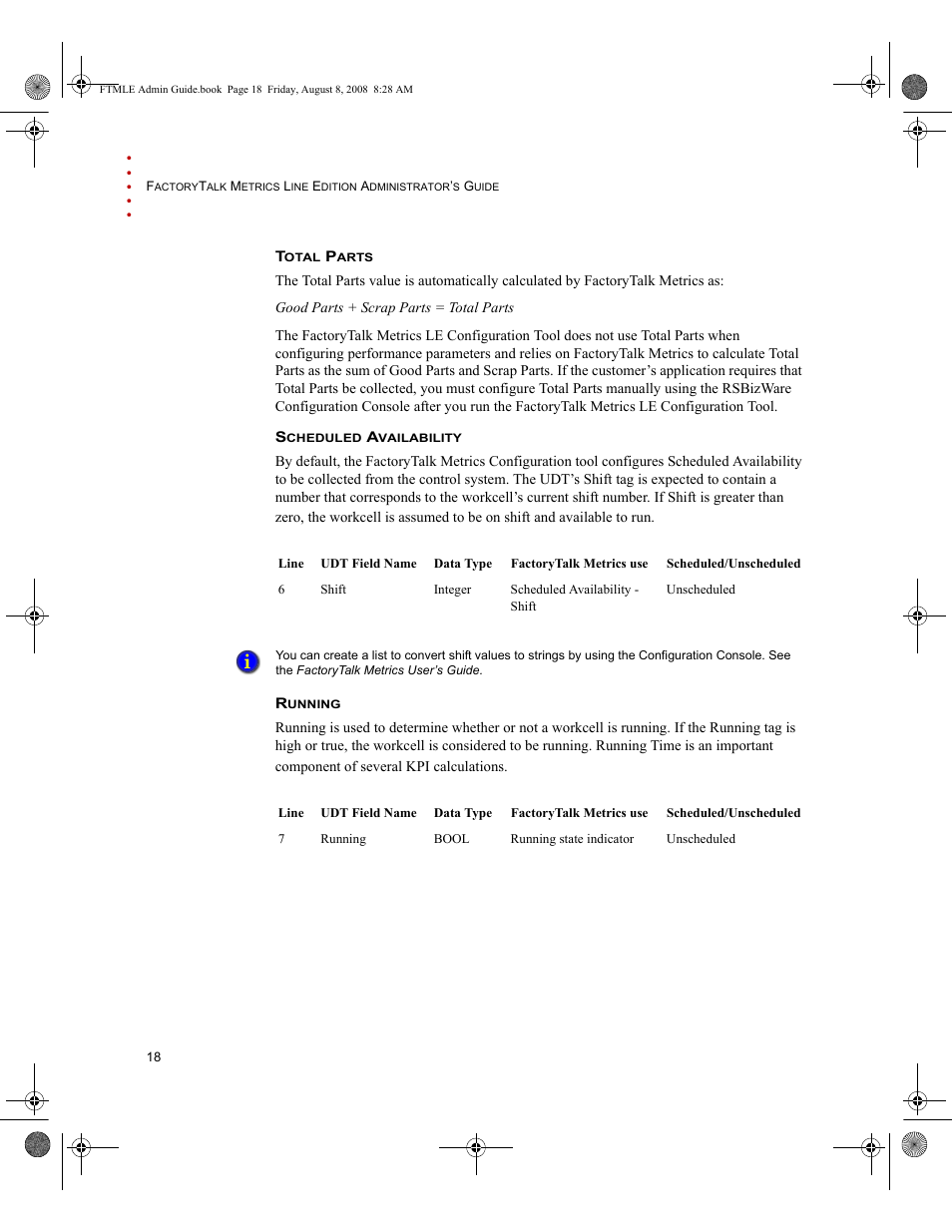 Rockwell Automation FactoryTalk Metrics Line Edition Administrators Guide User Manual | Page 22 / 68