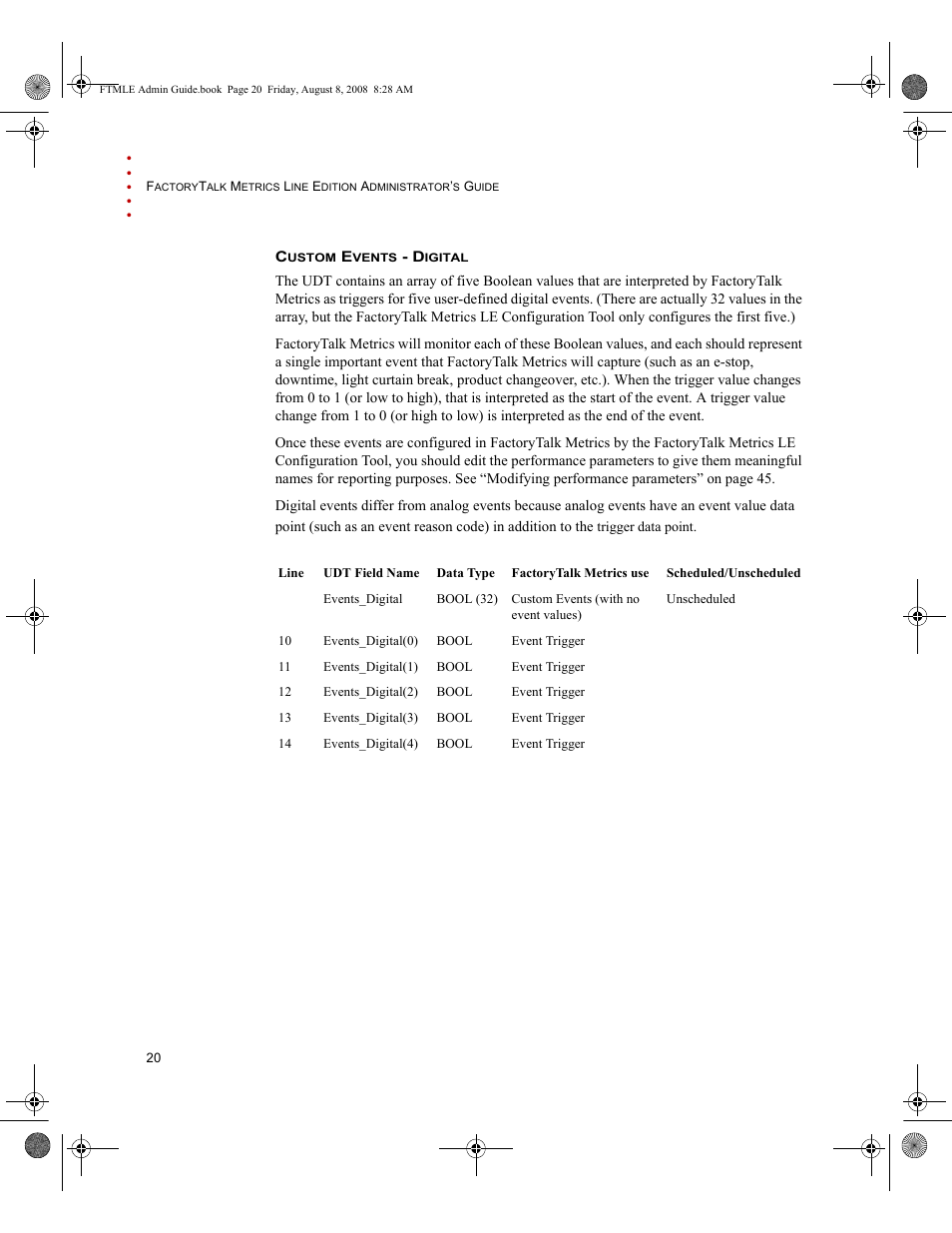 Rockwell Automation FactoryTalk Metrics Line Edition Administrators Guide User Manual | Page 24 / 68