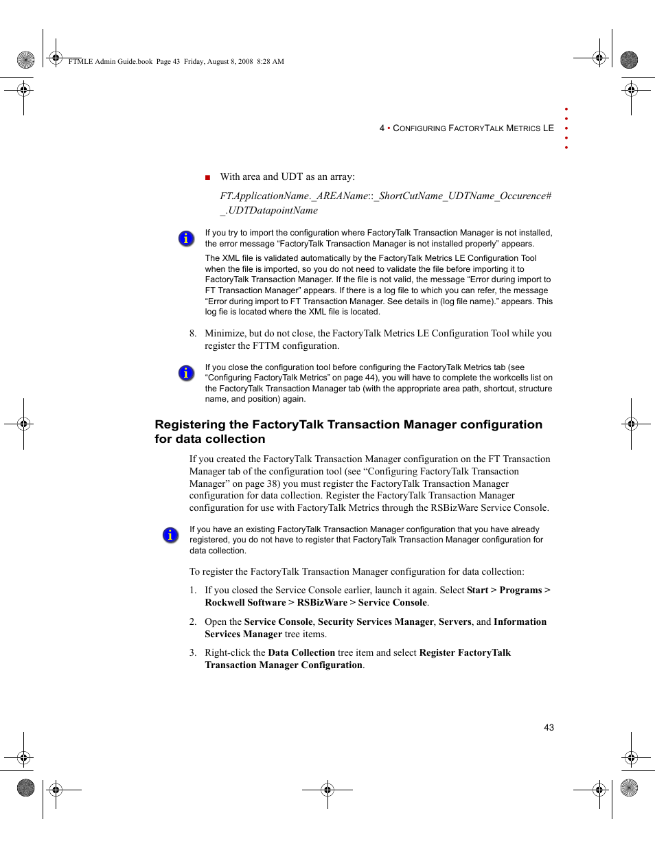 Rockwell Automation FactoryTalk Metrics Line Edition Administrators Guide User Manual | Page 47 / 68