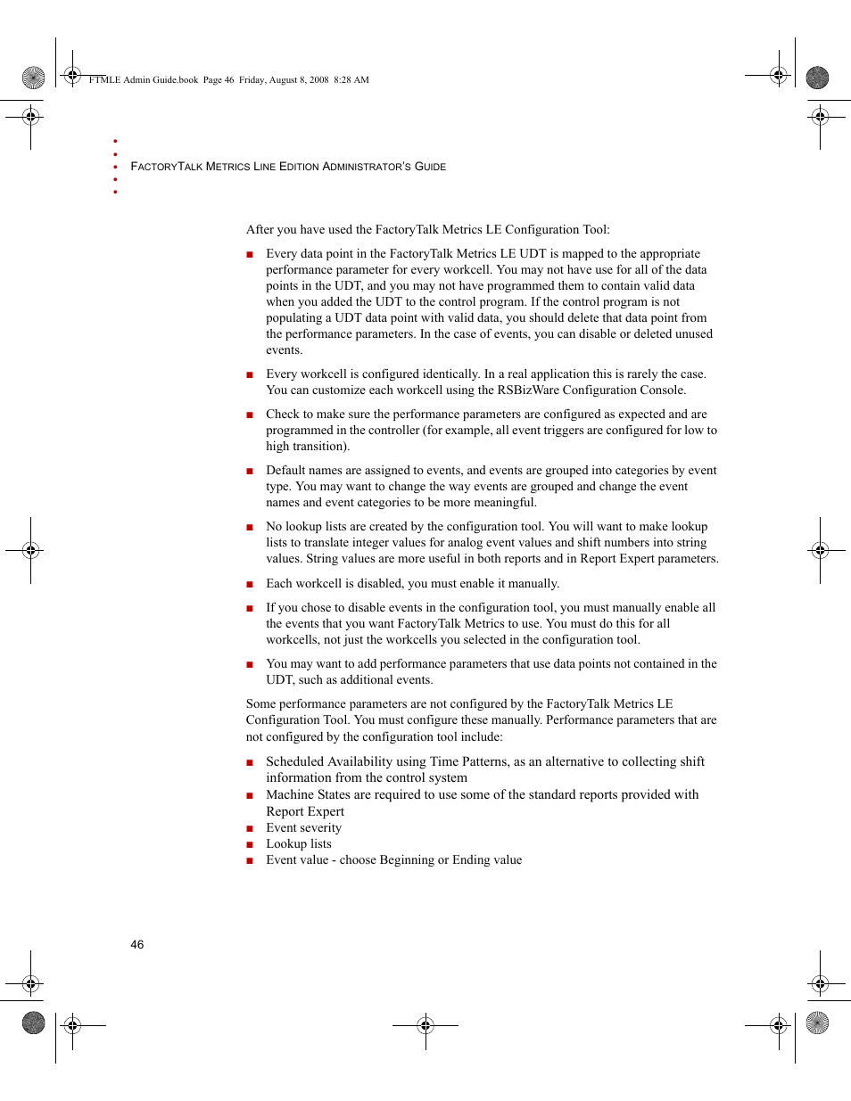 Rockwell Automation FactoryTalk Metrics Line Edition Administrators Guide User Manual | Page 50 / 68