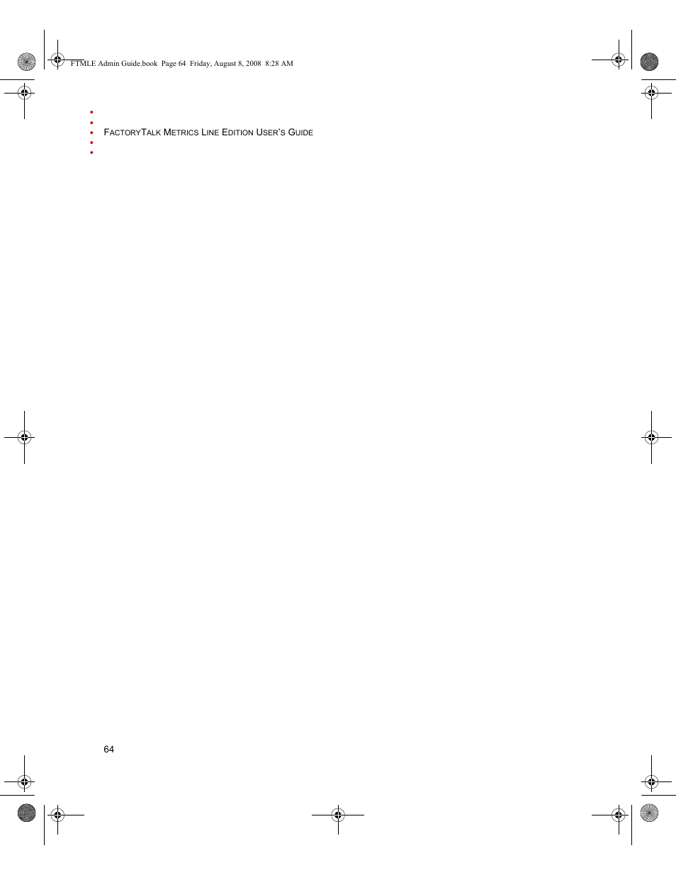 Rockwell Automation FactoryTalk Metrics Line Edition Administrators Guide User Manual | Page 68 / 68