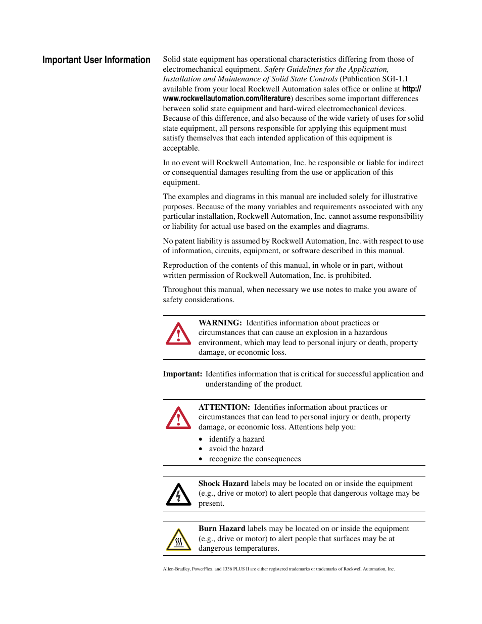 Rockwell Automation 20D DC SCR Precharge Module User Manual | Page 2 / 36