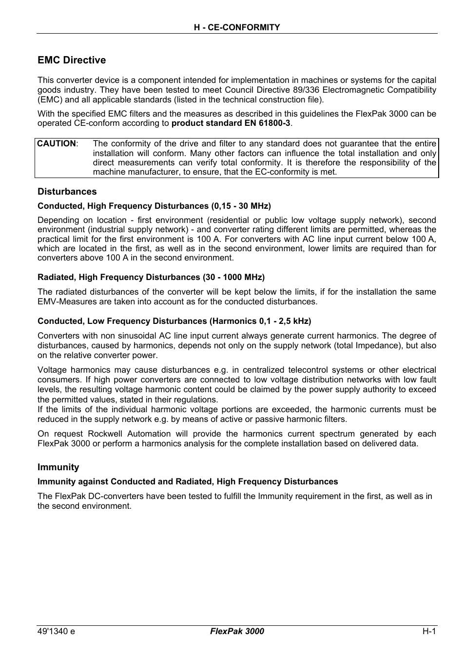 Rockwell Automation FlexPak 3000 Power Module SW-Version 4.3 User Manual | Page 209 / 216