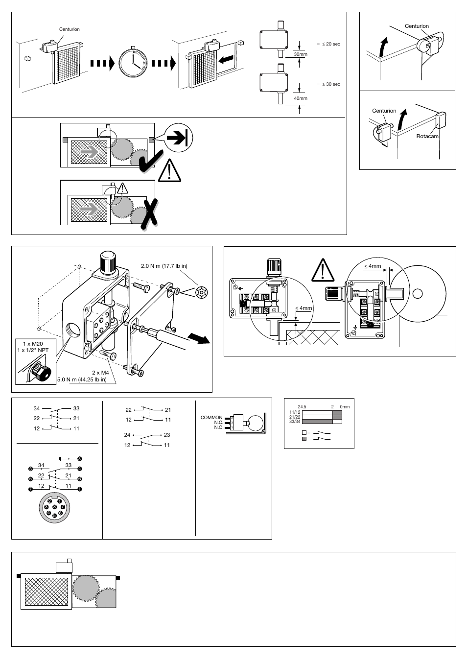 Rockwell Automation 440G Centurion--Time Delay Bolt Operated Safety Switch User Manual | Page 2 / 4