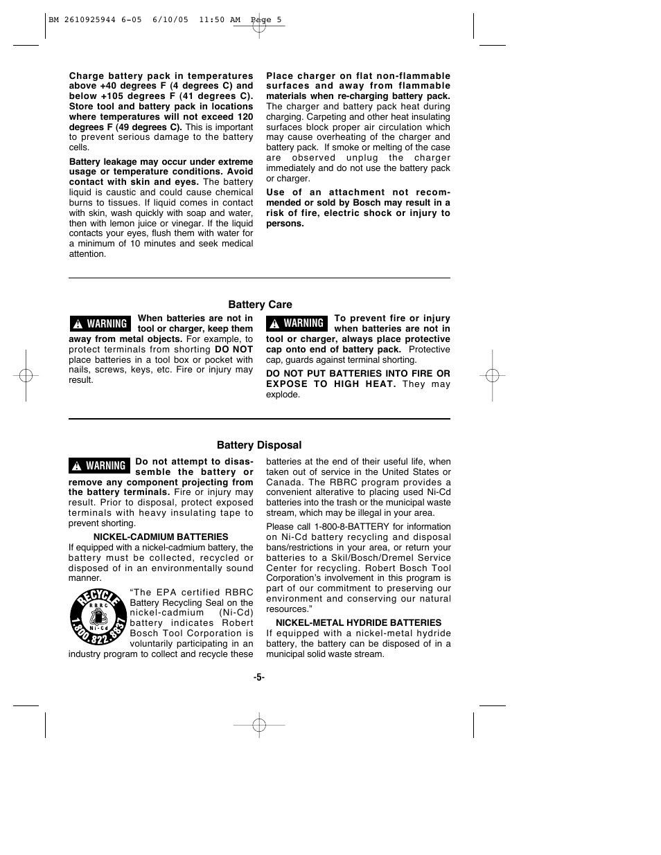 Bosch 53518 User Manual | Page 5 / 44