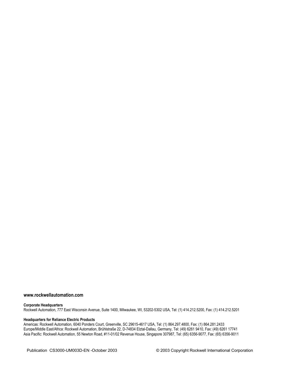 Rockwell Automation CS3000 V6.1 MMI FlexPak, GV 3000, Liqui-Flo User Manual | Page 100 / 100