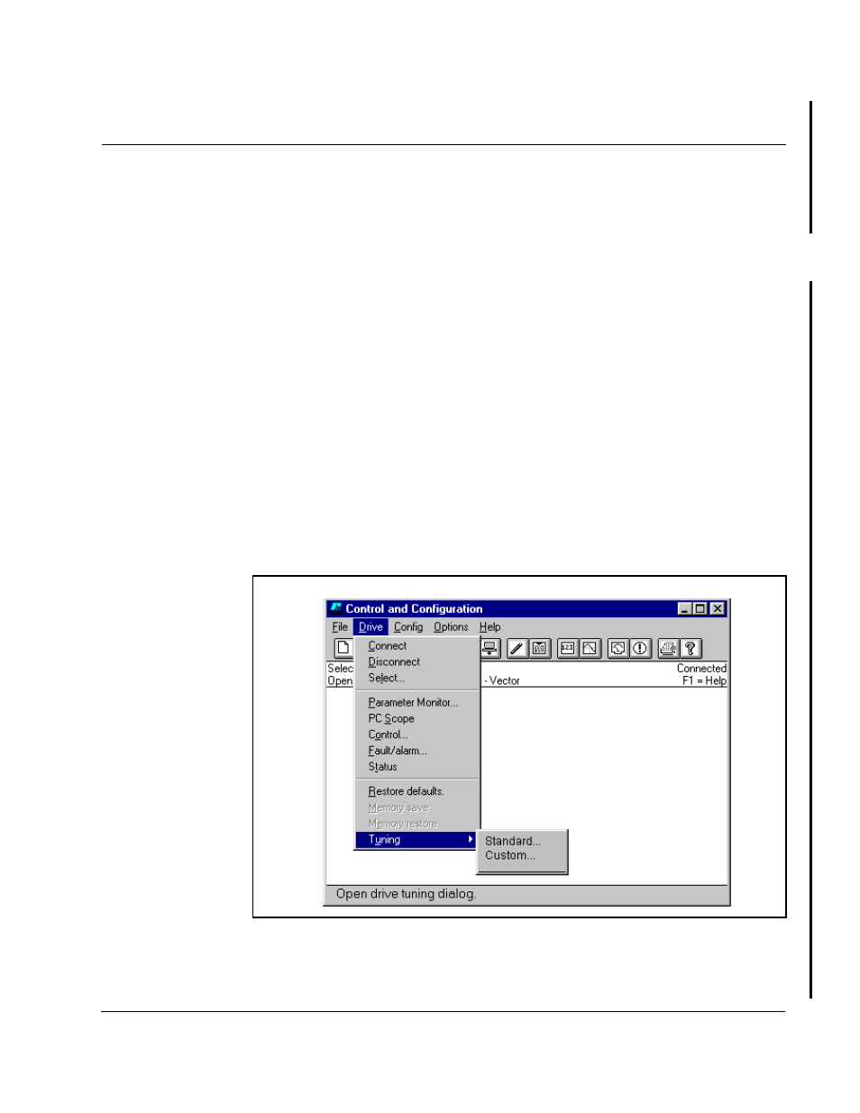 5 - tuning gv3000 and liqui-flo vector drives, Hapter, Tuning gv3000 and liqui-flo vector drives | Rockwell Automation CS3000 V6.1 MMI FlexPak, GV 3000, Liqui-Flo User Manual | Page 43 / 100