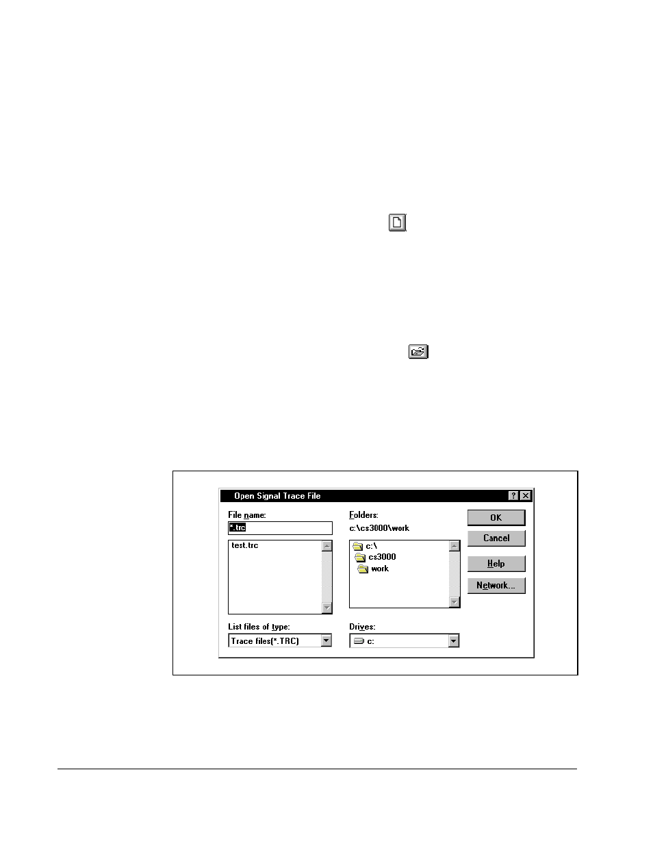 Clearing the trace display and setup, Opening a trace file, 8 clearing the trace display and setup | 9 opening a trace file | Rockwell Automation CS3000 V6.1 MMI FlexPak, GV 3000, Liqui-Flo User Manual | Page 84 / 100