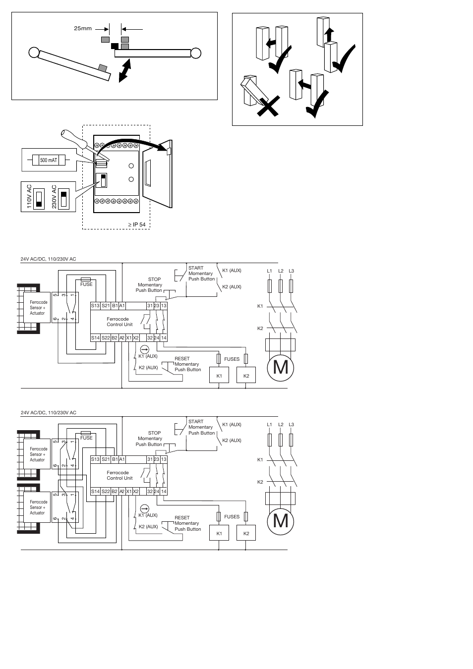 Rockwell Automation 440N Ferrocode Coded Magnetic Safety Switch Control Unit User Manual | Page 2 / 4