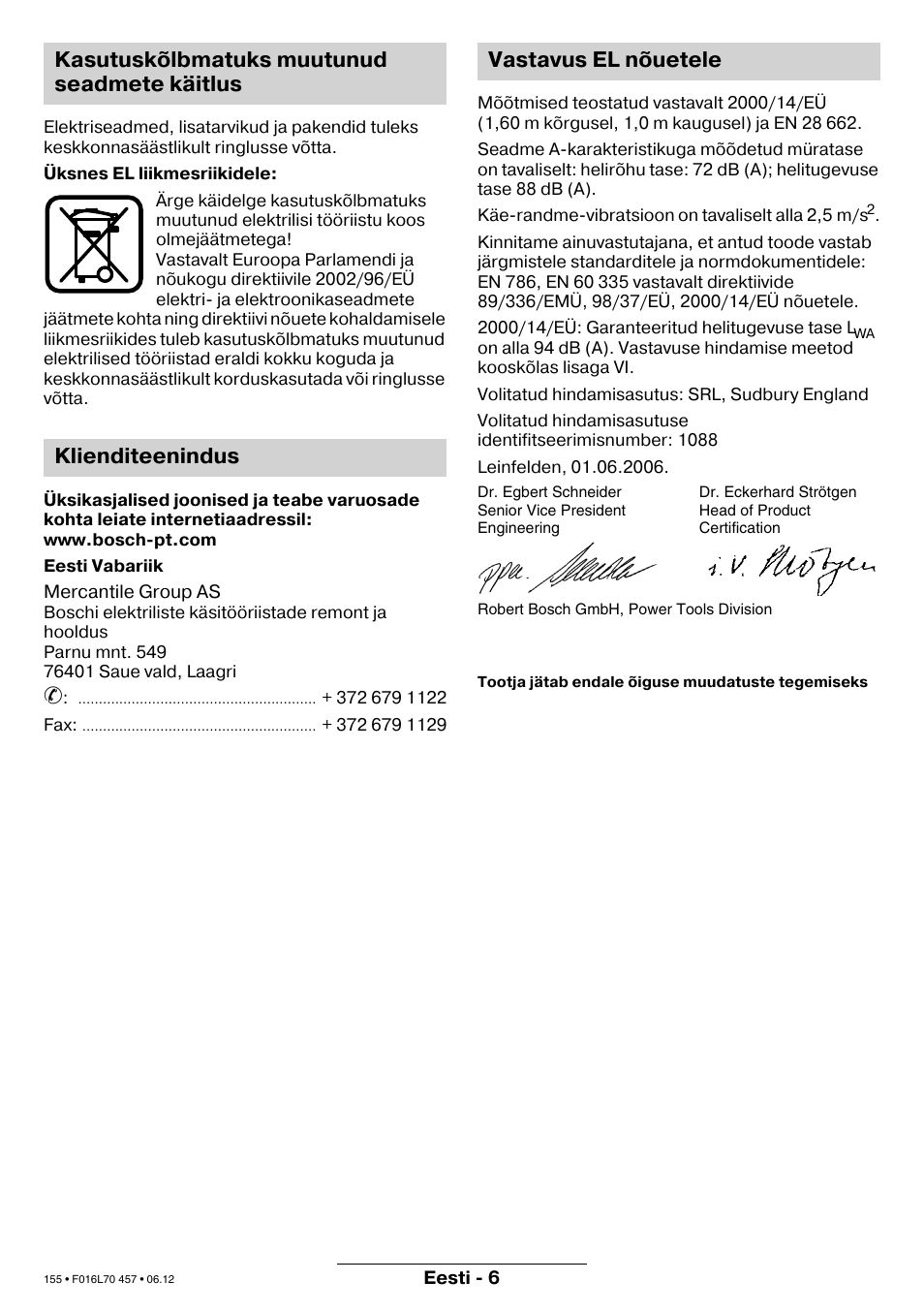 Bosch ART EASYTRIM Accu NIMH User Manual | Page 155 / 168