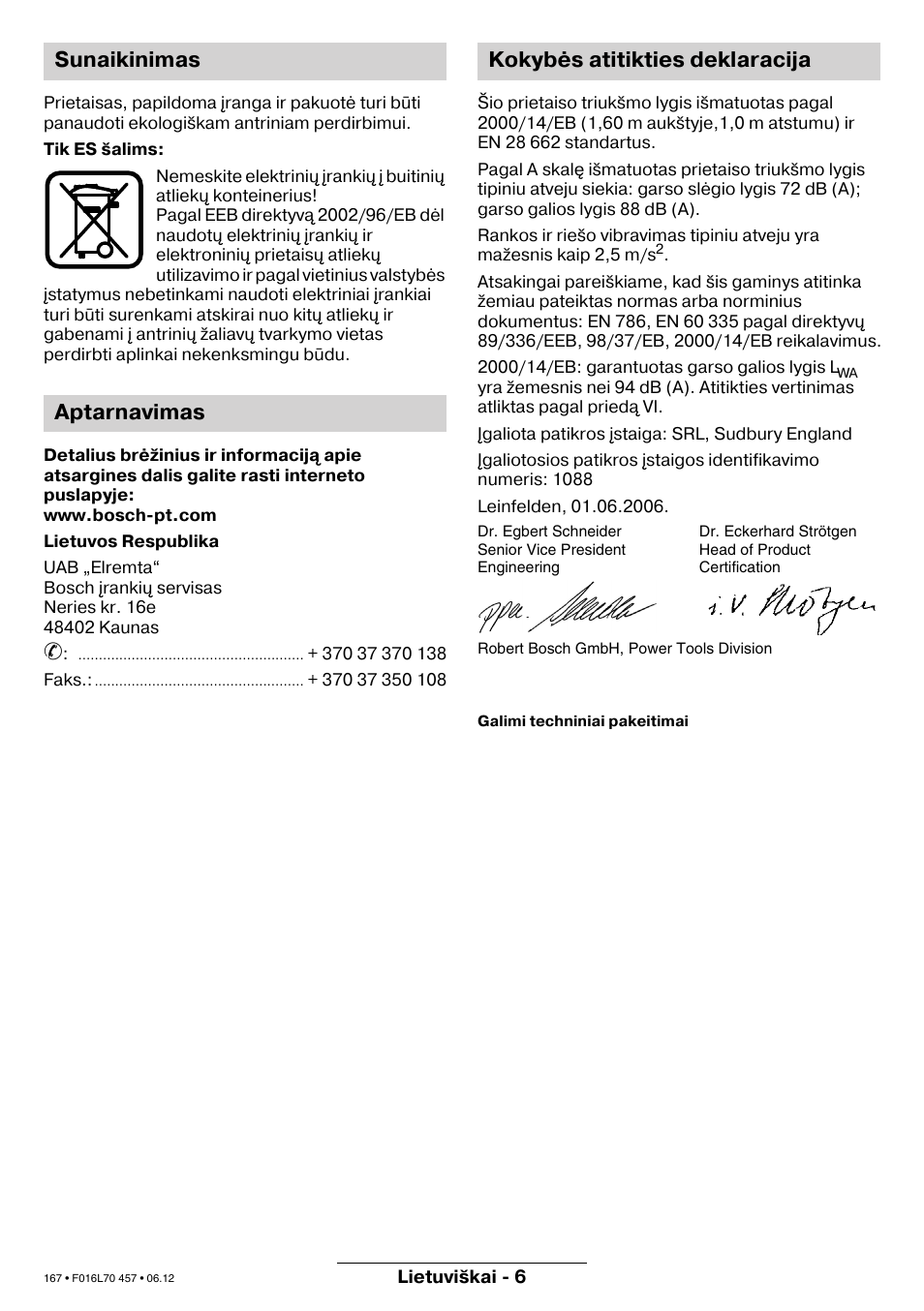 Bosch ART EASYTRIM Accu NIMH User Manual | Page 167 / 168