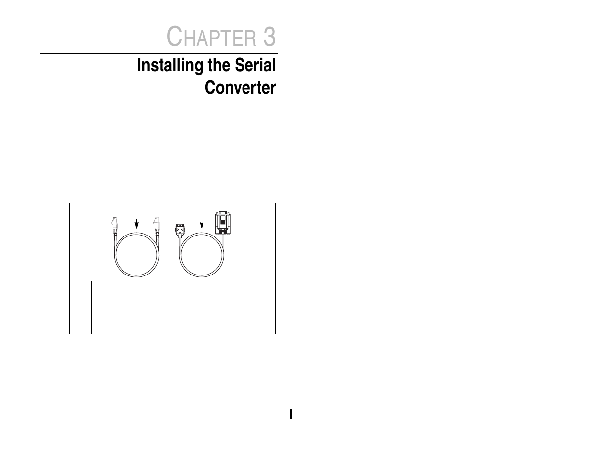 Hapter, Installing the serial converter | Rockwell Automation MD60 Serial Converter Module - M/N MDCOMM 232 User Manual | Page 15 / 54