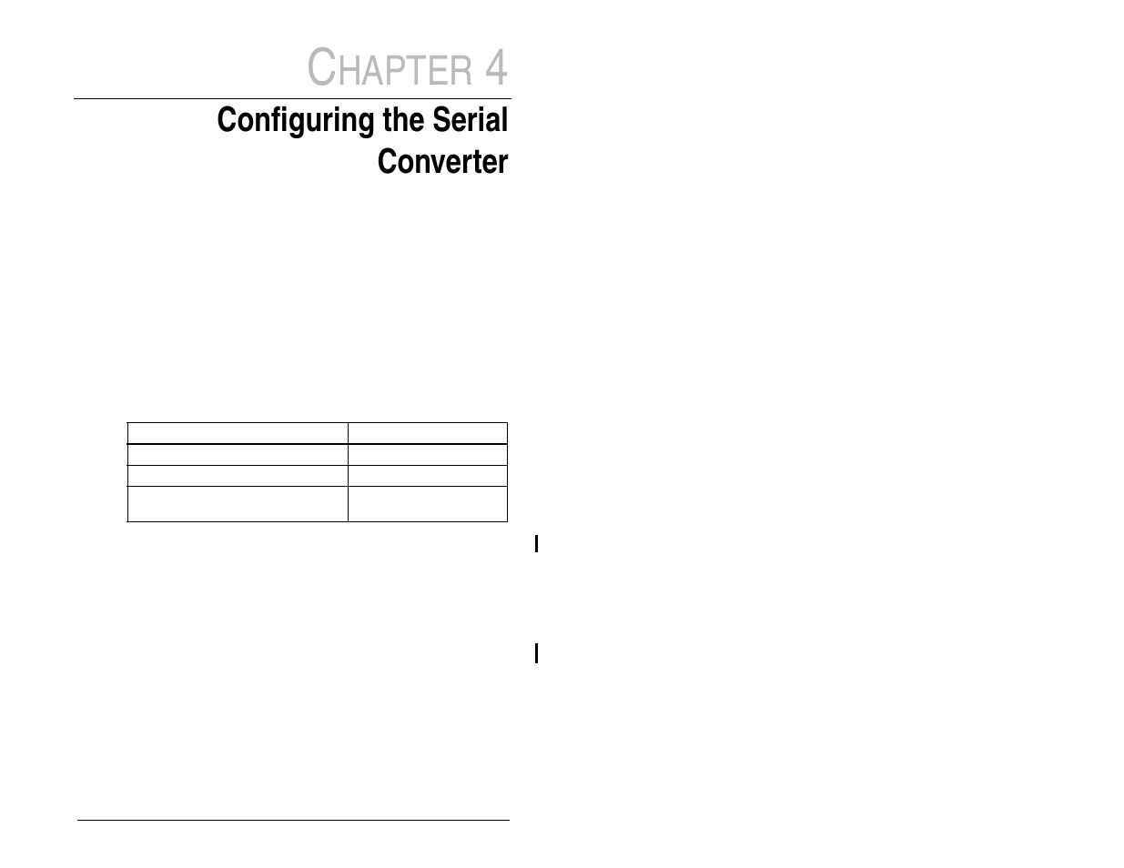 Hapter, Configuring the serial converter | Rockwell Automation MD60 Serial Converter Module - M/N MDCOMM 232 User Manual | Page 19 / 54