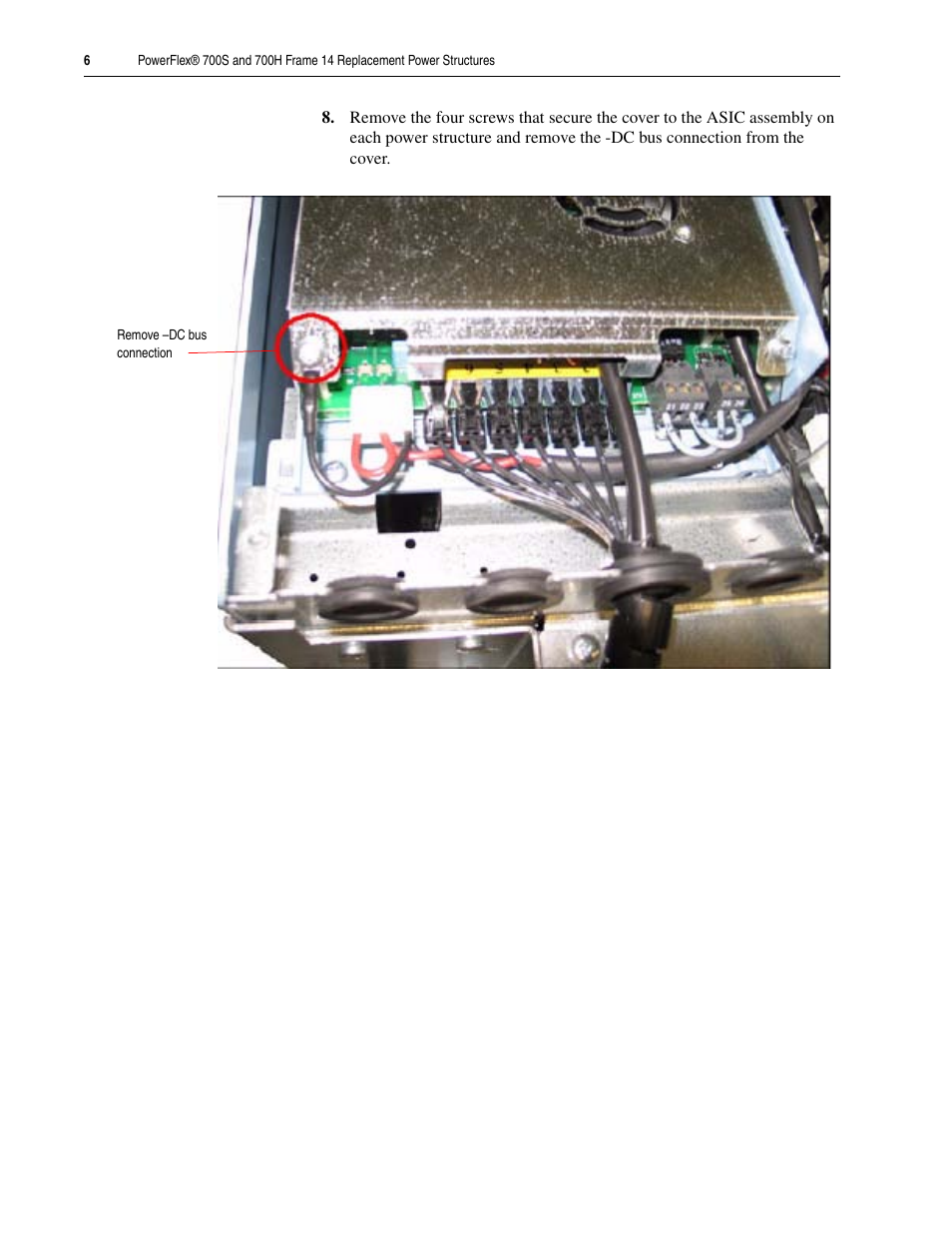 Rockwell Automation 20D PowerFlex 700H/S Frame 14 Replacement Power Structures User Manual | Page 6 / 24