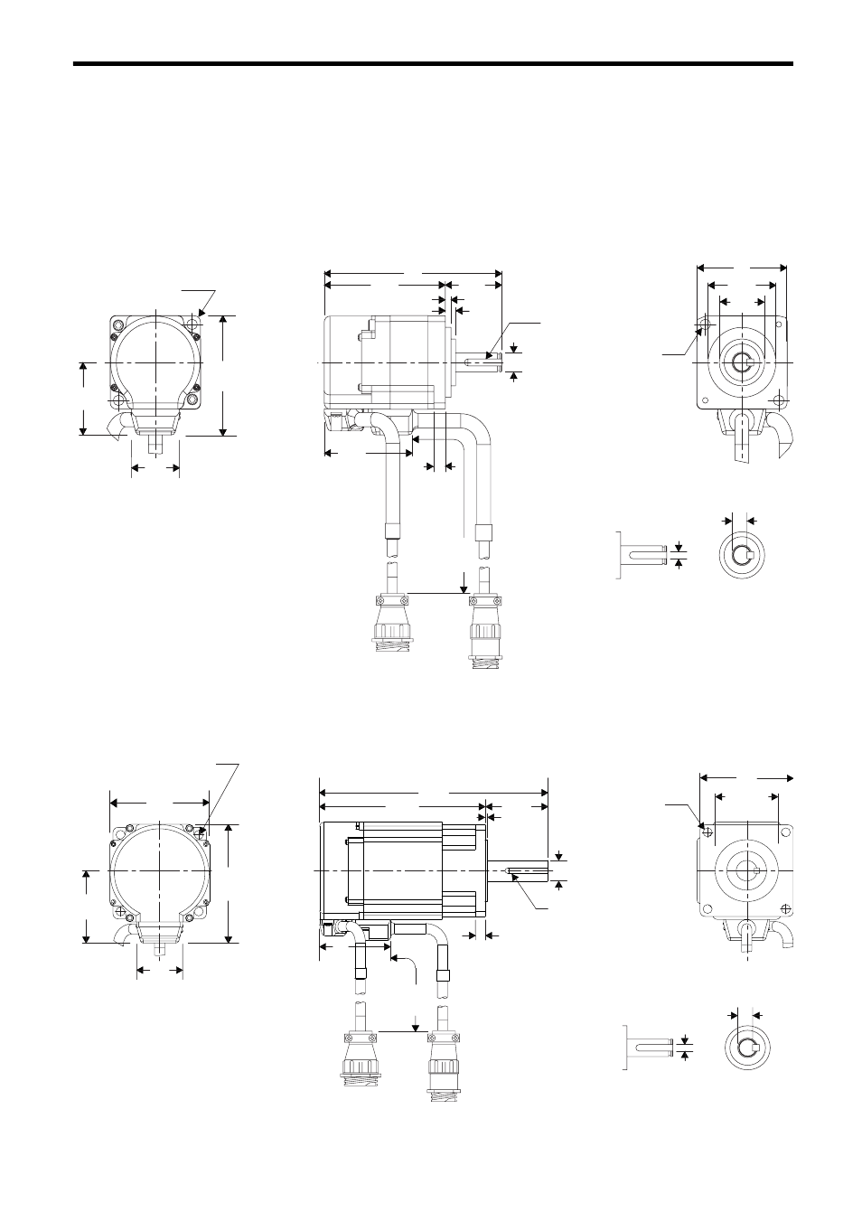 Dimensions, Dimensions 12, References for motor dimensions | 12 tl-series servo motors | Rockwell Automation TLY-Series Servo Motor  User Manual | Page 12 / 24