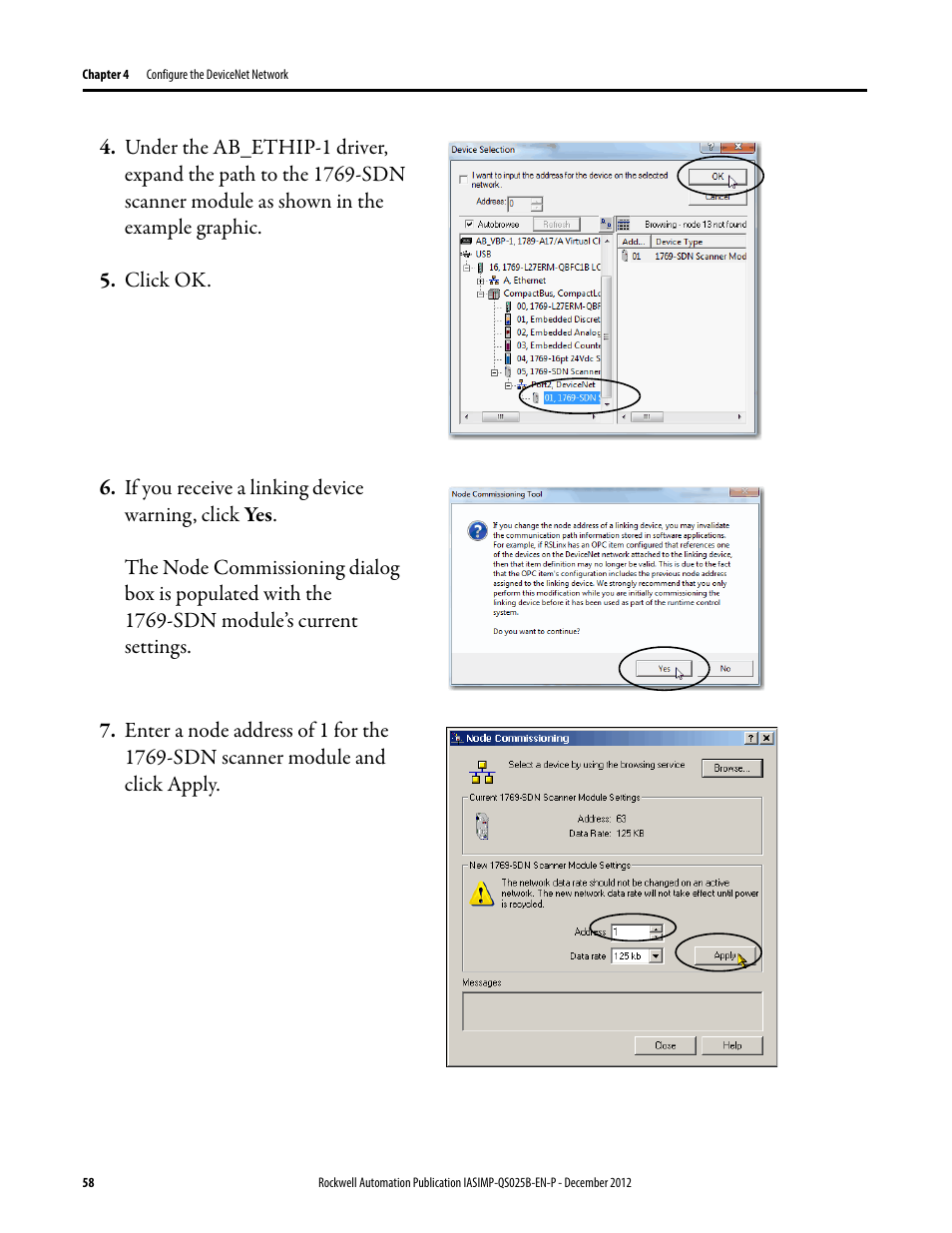 Rockwell Automation 1769-L24ER-QB1B_L24ER-QBFC1B_L27ERM-QBFC1B CompactLogix 5370 L2 Controllers Quick Start User Manual | Page 58 / 86