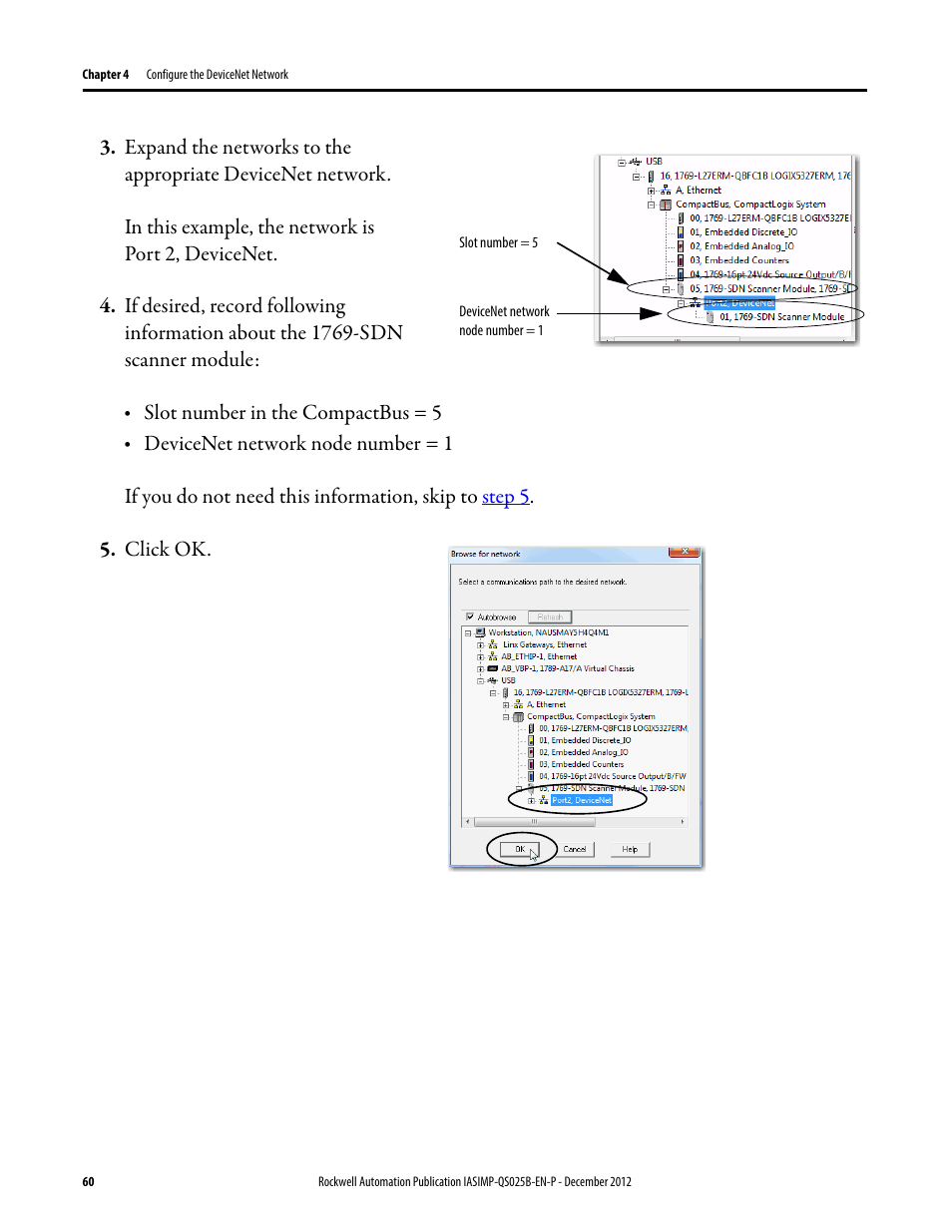 Rockwell Automation 1769-L24ER-QB1B_L24ER-QBFC1B_L27ERM-QBFC1B CompactLogix 5370 L2 Controllers Quick Start User Manual | Page 60 / 86