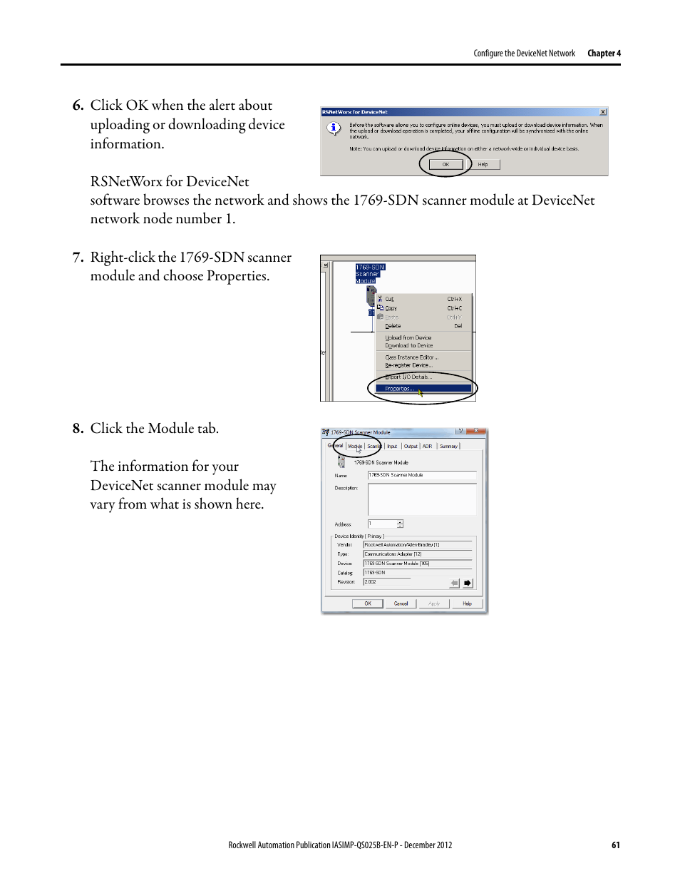 Rockwell Automation 1769-L24ER-QB1B_L24ER-QBFC1B_L27ERM-QBFC1B CompactLogix 5370 L2 Controllers Quick Start User Manual | Page 61 / 86