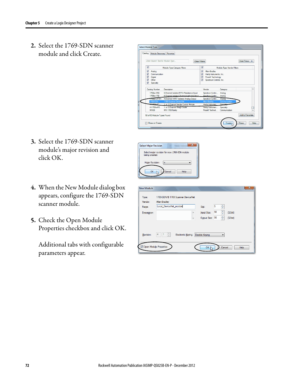 Rockwell Automation 1769-L24ER-QB1B_L24ER-QBFC1B_L27ERM-QBFC1B CompactLogix 5370 L2 Controllers Quick Start User Manual | Page 72 / 86