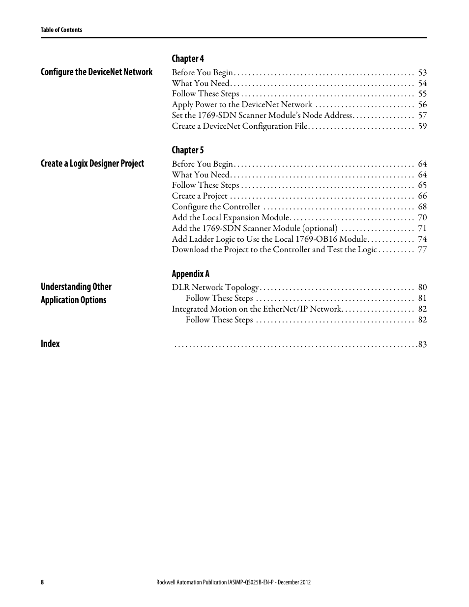 Rockwell Automation 1769-L24ER-QB1B_L24ER-QBFC1B_L27ERM-QBFC1B CompactLogix 5370 L2 Controllers Quick Start User Manual | Page 8 / 86