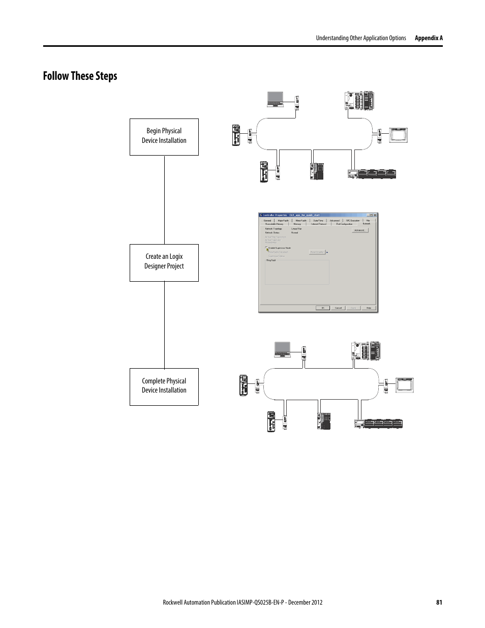 Follow these steps | Rockwell Automation 1769-L24ER-QB1B_L24ER-QBFC1B_L27ERM-QBFC1B CompactLogix 5370 L2 Controllers Quick Start User Manual | Page 81 / 86