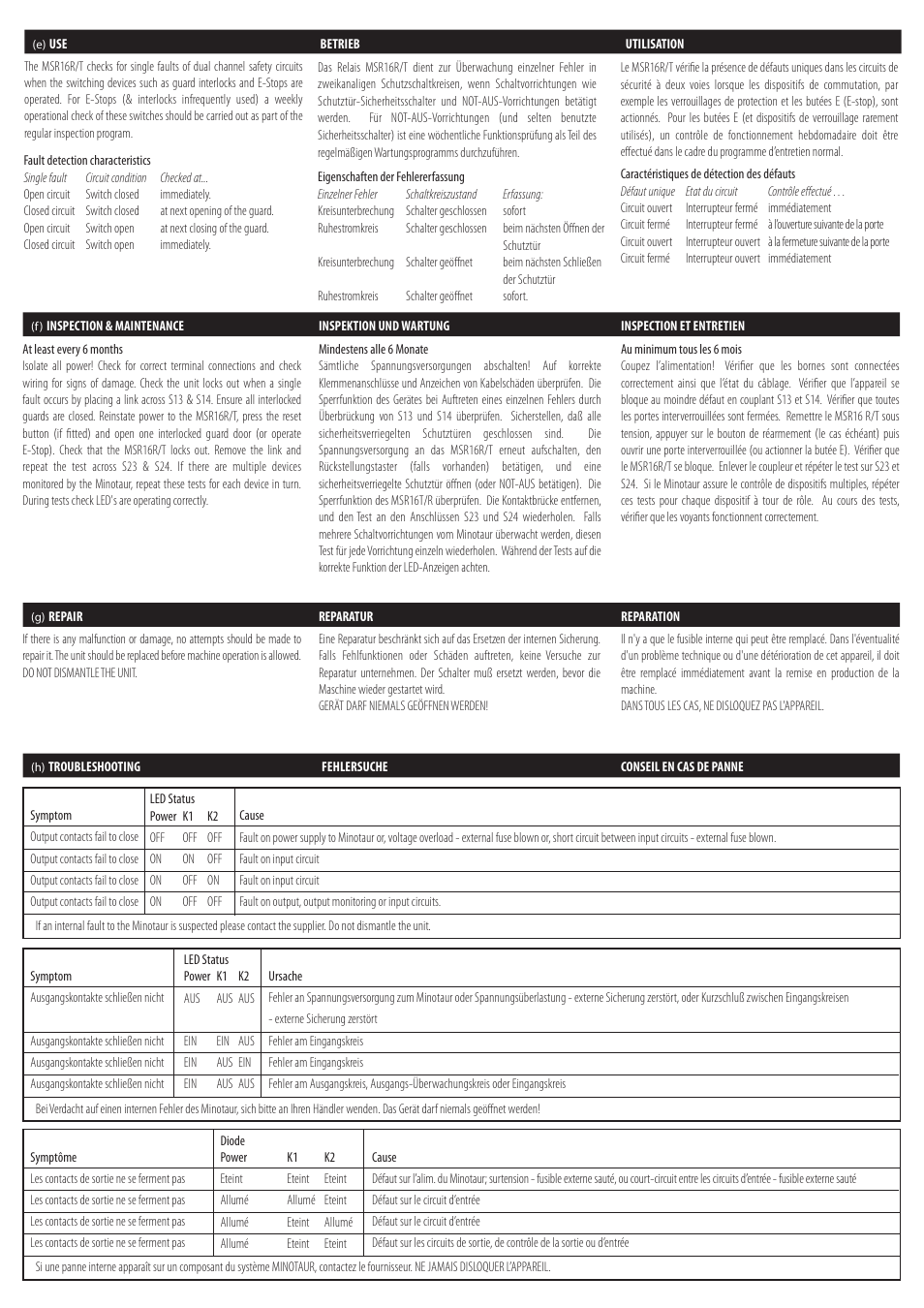 Rockwell Automation 440R MSR16R/T Minotaur Safety Relay User Manual | Page 2 / 4