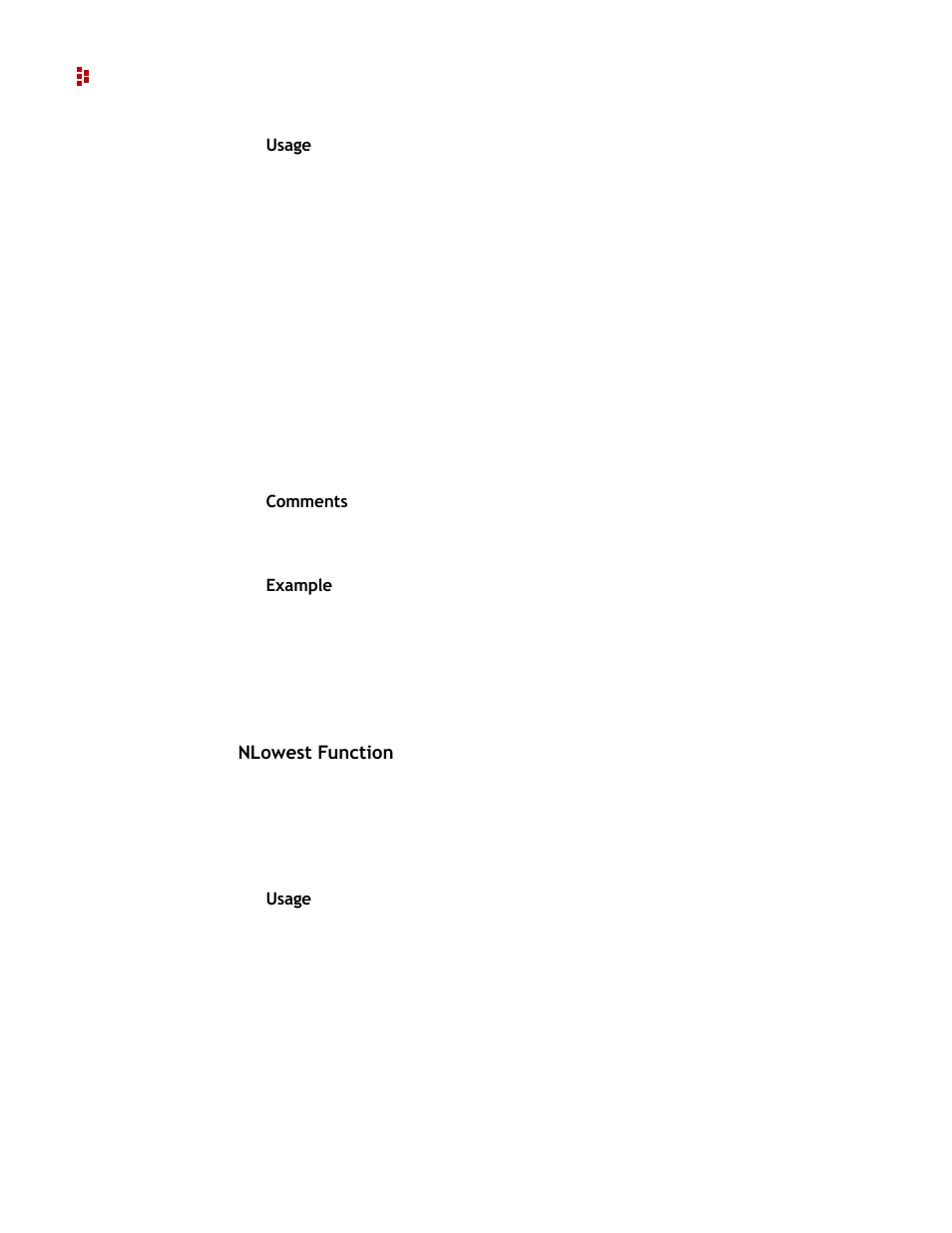 Nlowest function | Rockwell Automation 9307 FactoryTalk EnergyMetrix User Manual | Page 126 / 334