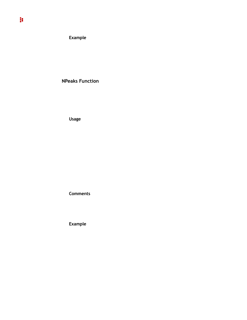 Npeaks function | Rockwell Automation 9307 FactoryTalk EnergyMetrix User Manual | Page 128 / 334