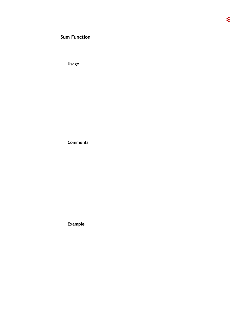 Sum function | Rockwell Automation 9307 FactoryTalk EnergyMetrix User Manual | Page 135 / 334