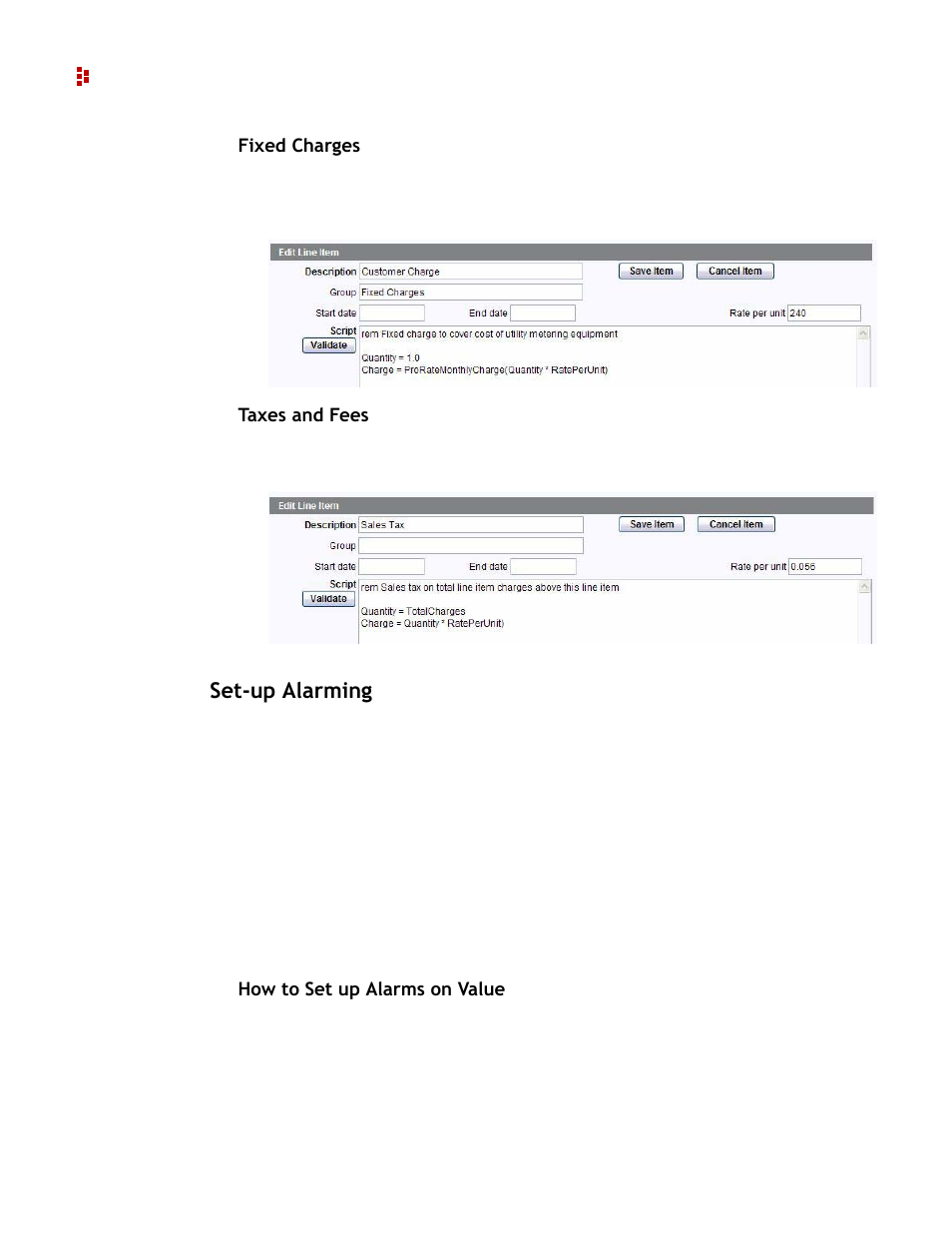 Set-up alarming, Bs. see | Rockwell Automation 9307 FactoryTalk EnergyMetrix User Manual | Page 146 / 334