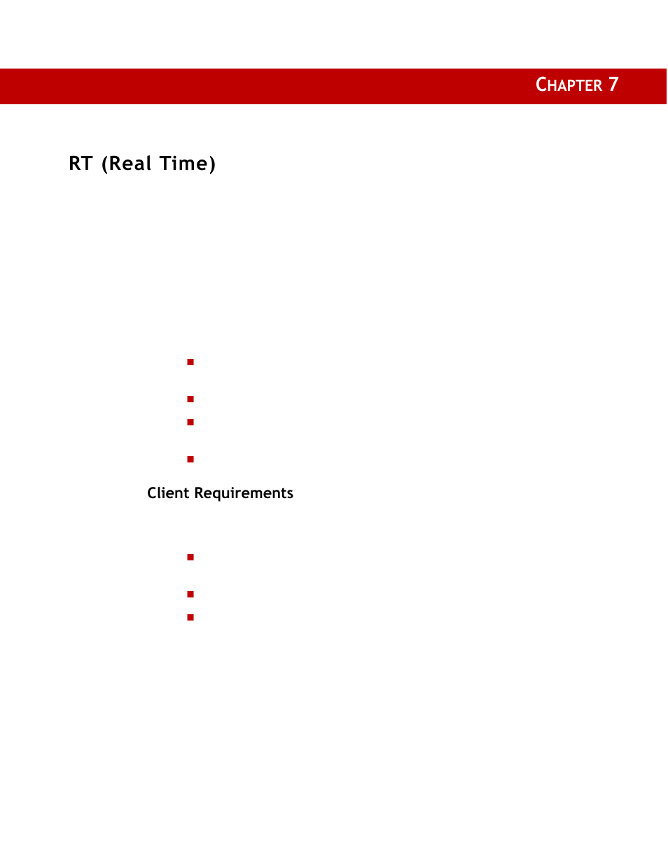 7 - rt (real time), Client requirements, Chapter 7 rt (real time) | 7rt (real time), Net f, 5 sp1 | Rockwell Automation 9307 FactoryTalk EnergyMetrix User Manual | Page 155 / 334