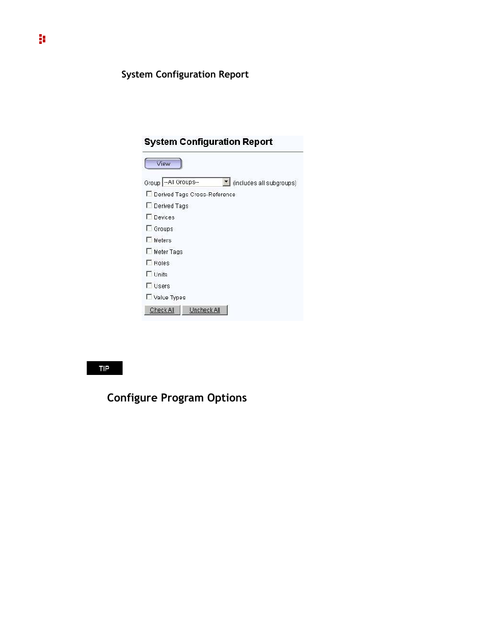 Configure program options | Rockwell Automation 9307 FactoryTalk EnergyMetrix User Manual | Page 290 / 334