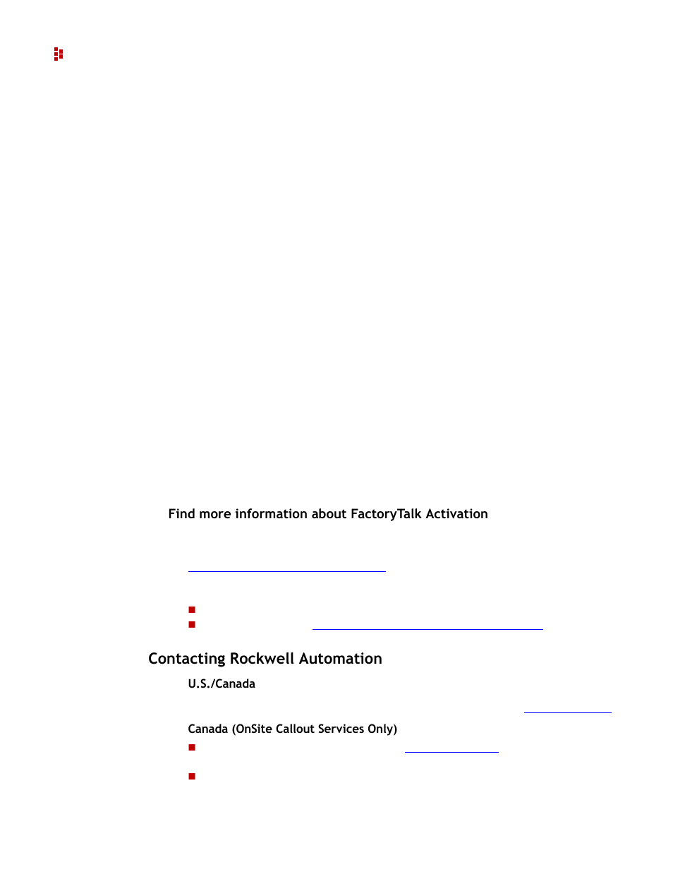 Contacting rockwell automation | Rockwell Automation 9307 FactoryTalk EnergyMetrix User Manual | Page 320 / 334