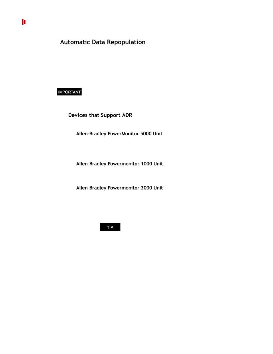 Automatic data repopulation | Rockwell Automation 9307 FactoryTalk EnergyMetrix User Manual | Page 98 / 334