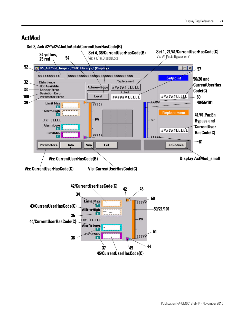 Actmod | Rockwell Automation MMCL Using the Mining, Mineral, and Cement Library (MMCL) in FactoryTalk View Site Ed User Manual | Page 77 / 92