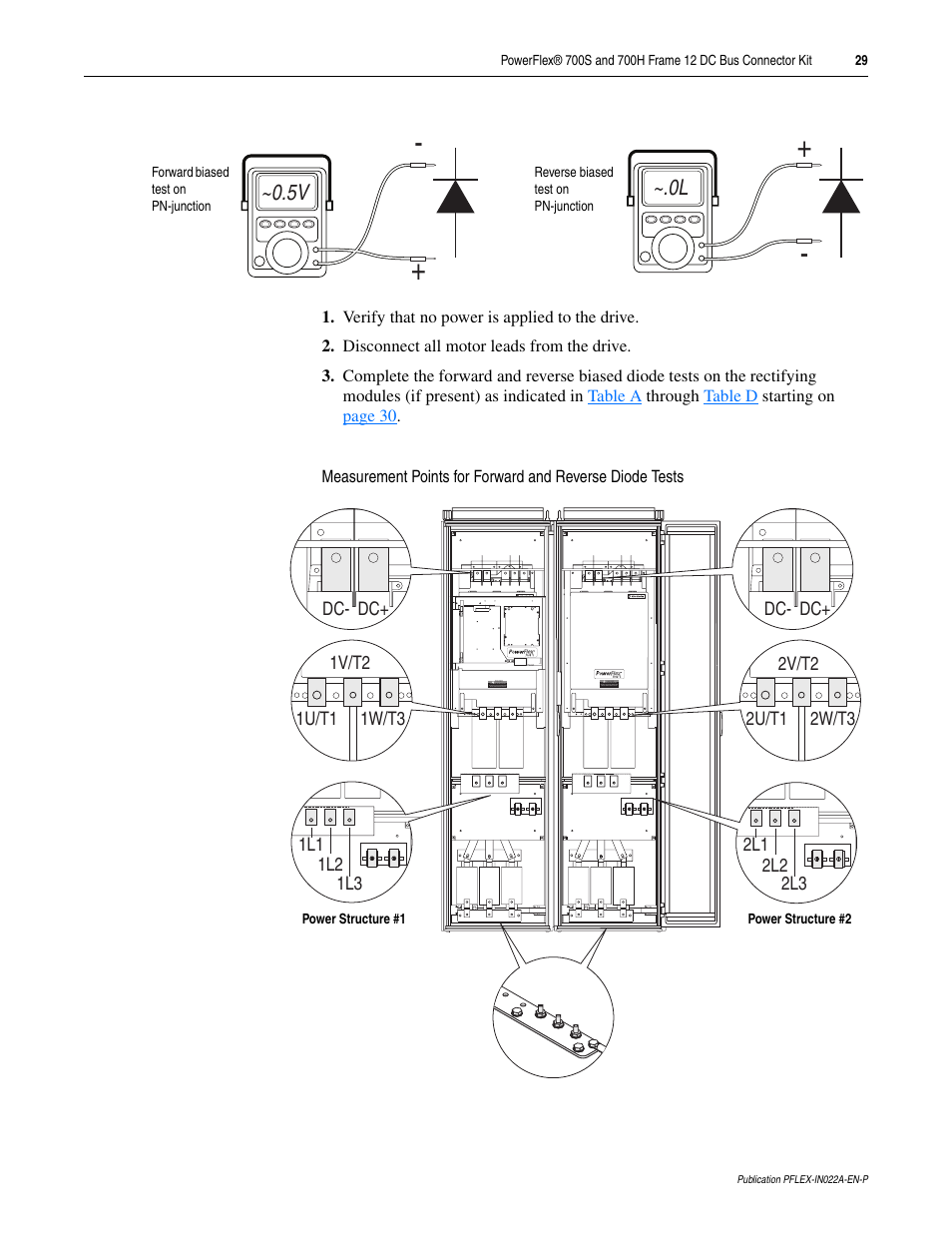 Rockwell Automation 20D PowerFlex 700S and 700H Frame 12 DC Bus Connector Kit User Manual | Page 29 / 34