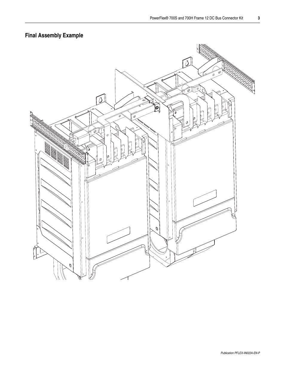 Rockwell Automation 20D PowerFlex 700S and 700H Frame 12 DC Bus Connector Kit User Manual | Page 3 / 34