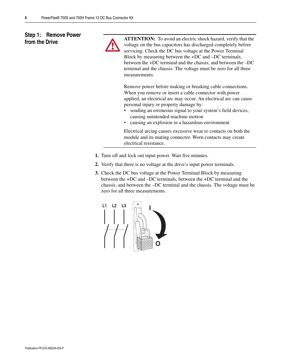 Rockwell Automation 20D PowerFlex 700S and 700H Frame 12 DC Bus Connector Kit User Manual | Page 4 / 34
